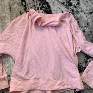 soft pink turtle neck